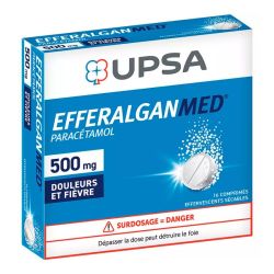 UPSA EfferalganMed Paracétamol 500 mg 16 comprimés effervescents