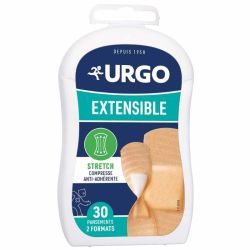 Urgo Extensible 30 pansements pré-découpés 2 formats