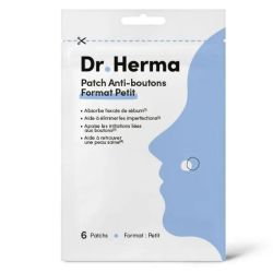 Dr. Herma patch anti-boutons format petit 6 Patchs