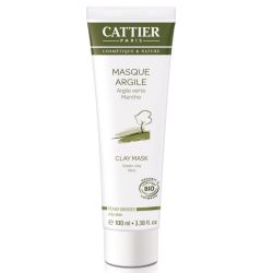 Cattier masque à l'argile Verte et Menthe 100 ml