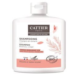 Cattier shampooing cheveux gras vinaigre de Romarin Bio 250ml