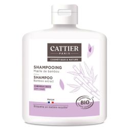 Cattier shampooing cheveux secs moelle de Bambou Bio 250 ml