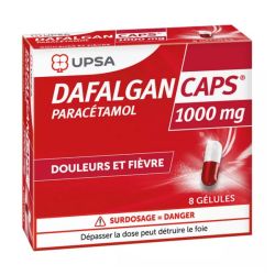 UPSA Dafalgan Caps 1000mg 8 gélules