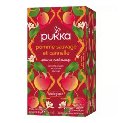 Pukka Bio Tisane Pomme Sauvage & Cannelle 20 Sachets