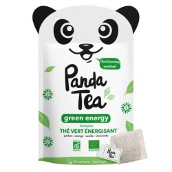 Panda Tea Green Energy Un coup de fouet naturel 28 sachets