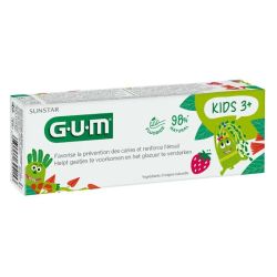 Gum dentifrice fluoride dès 3 ans goût fraise 50ml