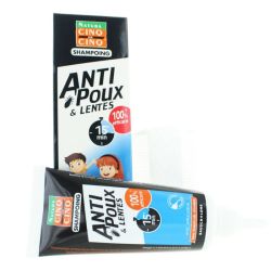 Cinq Sur Cinq shampooing anti poux et lentes + applicateur 100 ml