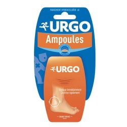 Urgo Ampoules Talon pansements hydrocolloïdes 7.2 x 4.3cm x 5 pansements