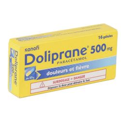 Doliprane 500mg 16 gélules