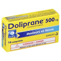 Doliprane 500mg 16 comprimés