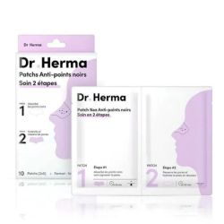 Dr. Herma patchs points noirs 2 étapes 1 patch