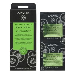Apivita Express Beauty masque visage hydratation intense au concombre 2 x 8 ml