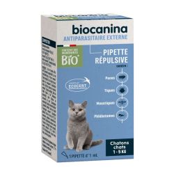 Biocanina Biocanina pipette répulsive Bio chats 1 à 5 kg 1 ml