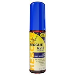 Rescue Bach Nuit Spray Sans Alcool 20 ml