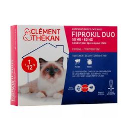 Clément Thékan Fiprokil Cha Spot-On antiparasitaire 2 pipettes