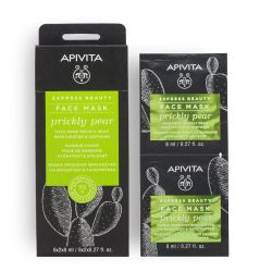 Apivita Express masque visage apaisant à la Figue de Barbarie 2 x 8 ml