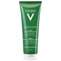Vichy normaderm 3 en 1 exfoliant + nettoyant + masque 125ml
