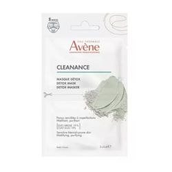 Avene Cleanance masque détox purifiant visage peau sensible 2x6ml