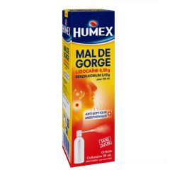 Humex Mal de Gorge Lidocaïne Collutoire 35 ml