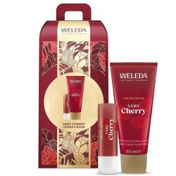 Weleda Very Cherry crème mains 50 ml + soin des lèvres 4,8g