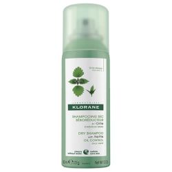 Klorane shampooing sec séboréducteur à l'extrait d'ortie cheveux gras 50ml