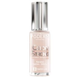 Poderm vernis durcisseur color strong rose poudré 8ml