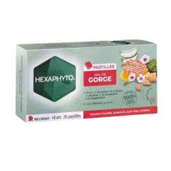 Hexaphyto pastilles mal de forge 20 Pastilles