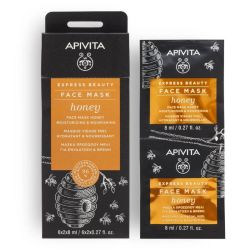 Apivita Express Beauty masque visage hydratant et nourrissant au Miel 2x8ml