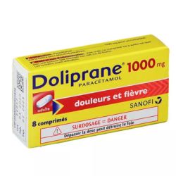 Doliprane 1000 mg 8 comprimés
