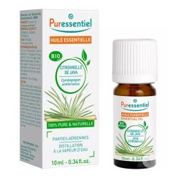 Puressentiel Huile Essentielle Bio Citronnelle de Java 10 ml