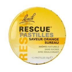 Rescue Bach pastilles saveur Orange Sureau 50 g