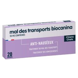 Biocanina lal des transports chien et chats 20 comprimés quadrisécables