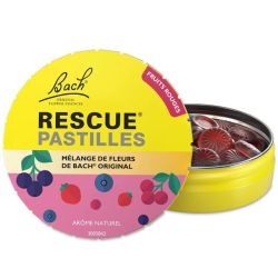 Rescue Bach pastilles saveur fruits rouges 50 g