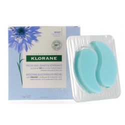 Klorane Patchs yeux lissants et défatigants au Bleuet BIO