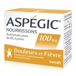 Aspégic 100 mg nourrisson20 sachets