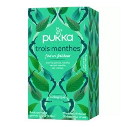 Pukka Bio tisane digestion 3 menthes 20 sachets à infuser
