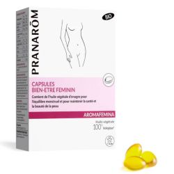 Pranarôm Aromafemina bien être féminin onagre bio 30 Capsules