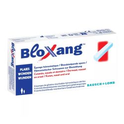 Bausch + Lomb Bloxang Eponges Hémostatiques Boîte de 4