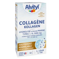 Alvityl Collagène Hydrolysé 5000 mg 12 Sticks