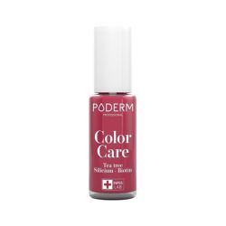 Poderm Color Care vernis à ongles soin et tea tree rouge rose 8ml