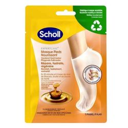 Scholl ExpertCare masque pieds nourrissant au miel de manuka 1 paire