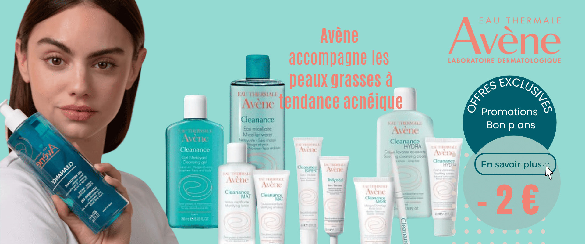 Avène Cleanance pour les peaux grasses à tendance acnéique