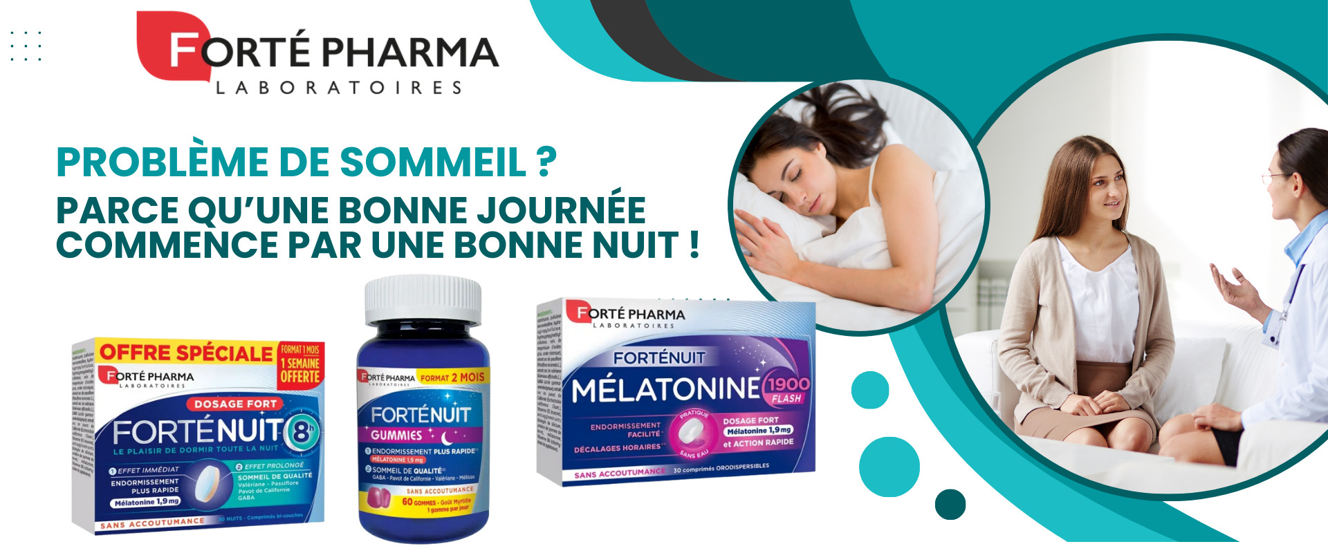 Manque de sommeil solutions Forte pharma