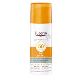 Eucerin Sun Oil Control SPF50+ gel crème peau à imperfections 50ml