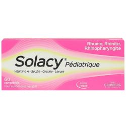 Solacy Pédiatrique Arôme Fraise 60 comprimés