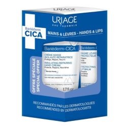 Uriage Bariederm Coffret Crème mains 50ml + Bariéderm CICA Lèvres 15ml