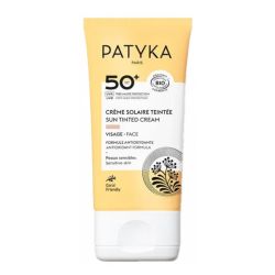 Patyka crème solaire teintée visage SPF50+ bio 40ml