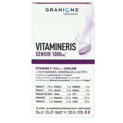 Vitamineris Senior 1000mg Vitamine C 30 comprimés