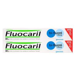 Dentifrice bi-fluoré gencives 145mg 2x75ml