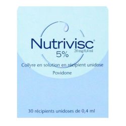 Collyre Nutrivisc 5% 30x0,4ml